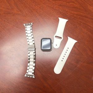 Apple Watch Series 5 with two bands